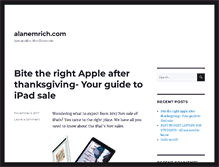 Tablet Screenshot of alanemrich.com